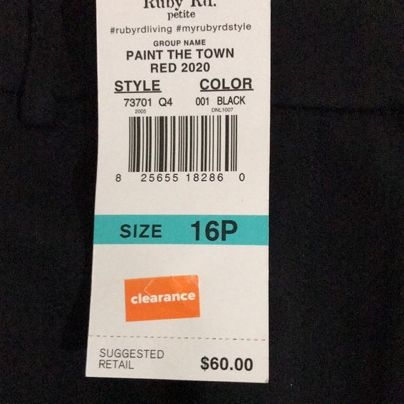 Ruby Rd. Petite Pant - Picture 2 of 7